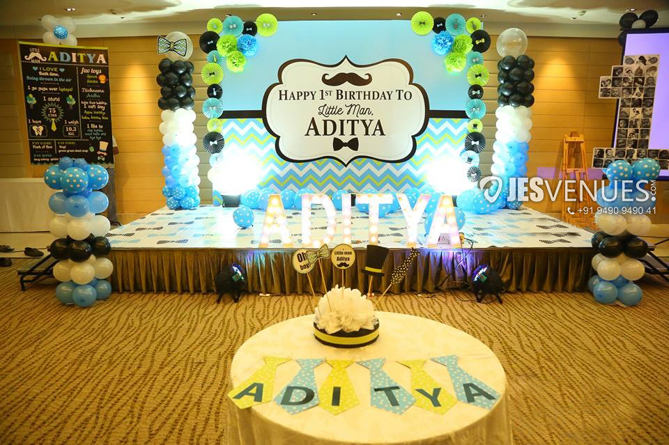 Little Man Theme Decoration For Birthday Or Kids Party