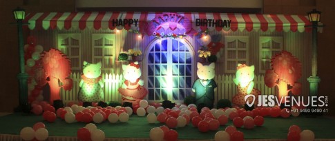 Hello Kitty Theme Decoration For Birthday Party, Baby Shower