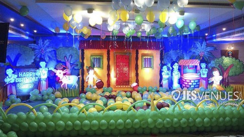 Little Krishna Theme Decoration For Birthday Or Kids Party