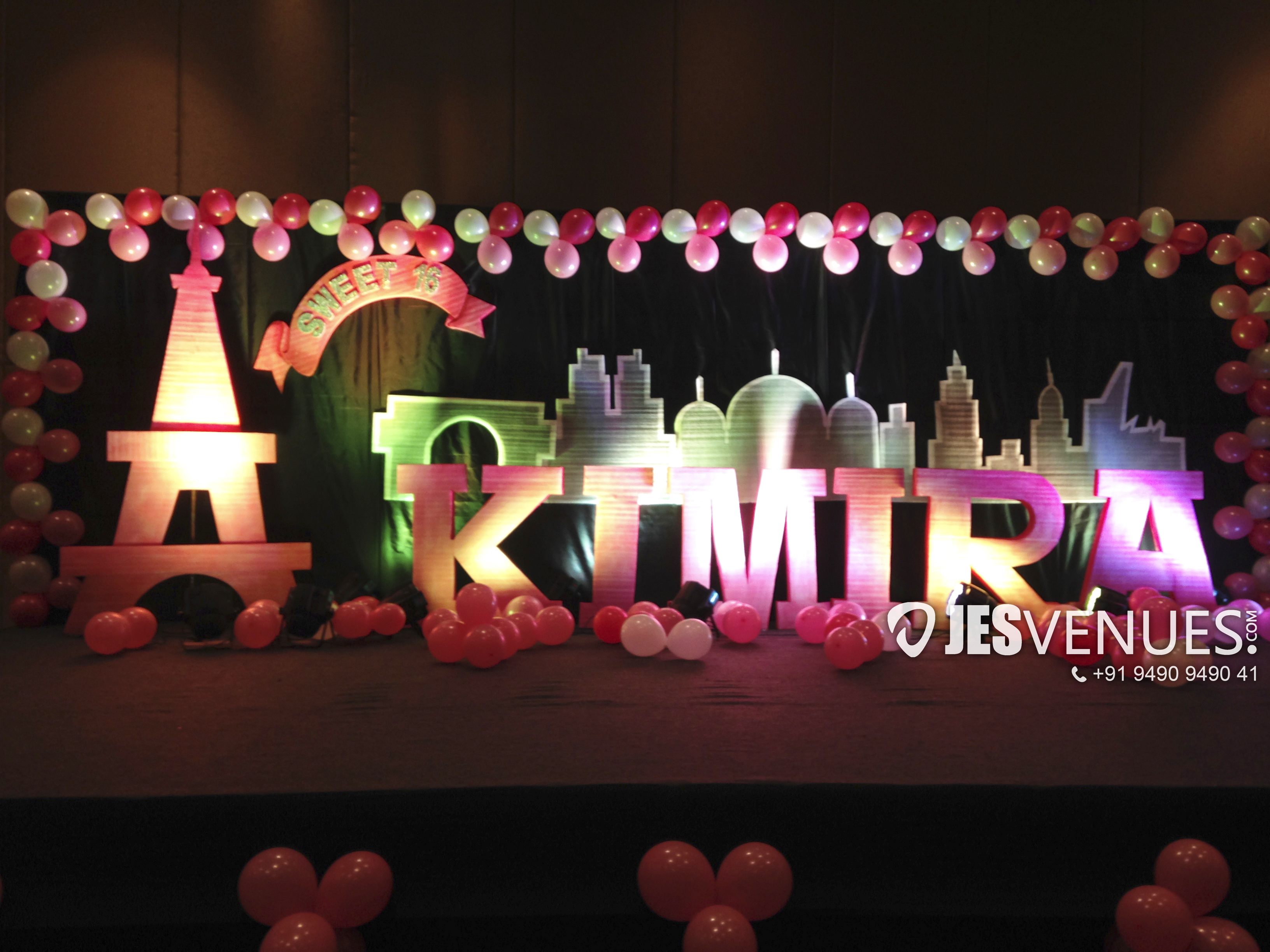 Eiffel Tower Theme Decoration