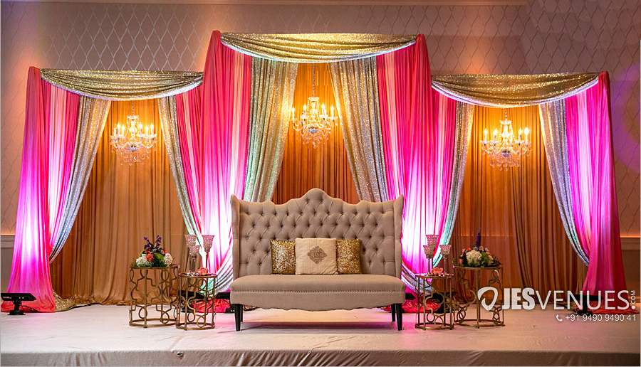 Buy Wedding Decoration Draping Fabric for stage décor and event  décor,indian wedding décor fabric,lycra drapes,Décor drapes,Backdrop  drapes,backdrop curtains, 12FT LONG X 4.5FT WIDE,SINGLE PIECE AVAILABLE FOR  SALE_Red Online at Low Prices in